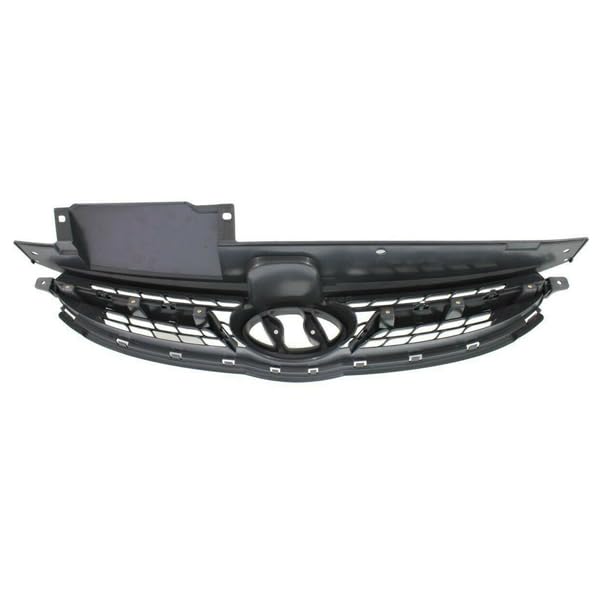 Compatible with Hyundai Elantra Sedan 2011-2013 Front Grill Grille Assembly Black HY1200160 863503Y200 - Perfect for Replacement & Car Restoration Projects