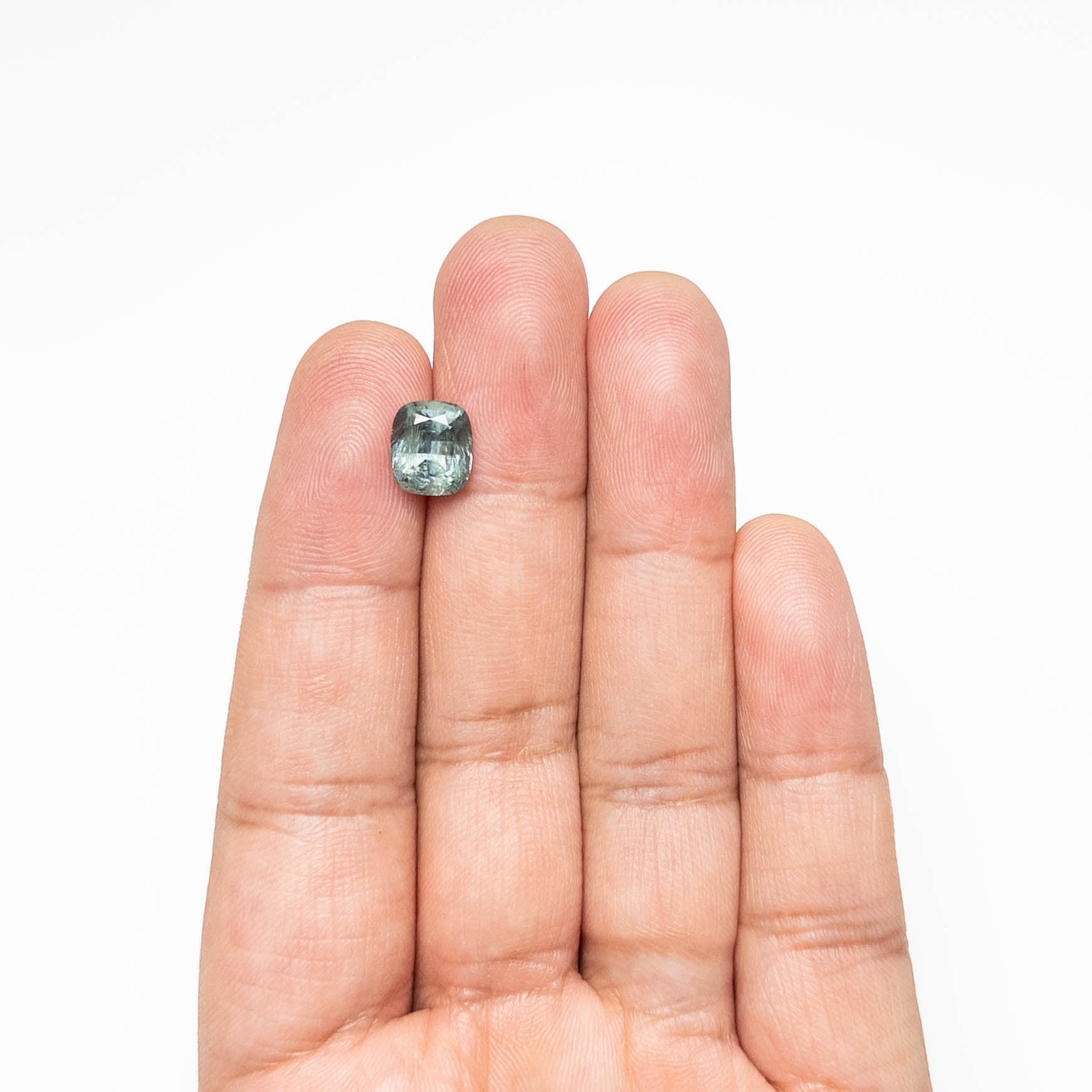 3.26ct Cushion Cut Blue Sapphire Gemstone - 8.81x7.63x5.30mm Natural Loose Sapphire for Jewelry Making, Engagement Rings & Fine Jewelry - Perfect for Bridal, Anniversary Gifts & Special Occasions