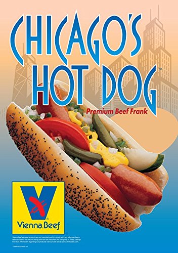 Vienna® Beef - Authentic Chicago Style Hot Dog Kit (16 Pack) | Perfect for BBQs, Parties & Game Day Snacks