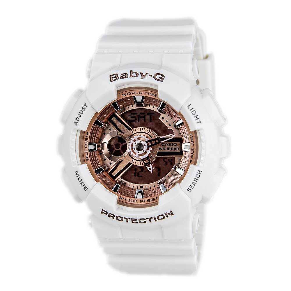 CASIO BABY-G BA-110-7A1DR Women's Analog-Digital Sports Watch - Water Resistant, Shockproof, LED Light for Outdoor, Fitness & Everyday Wear