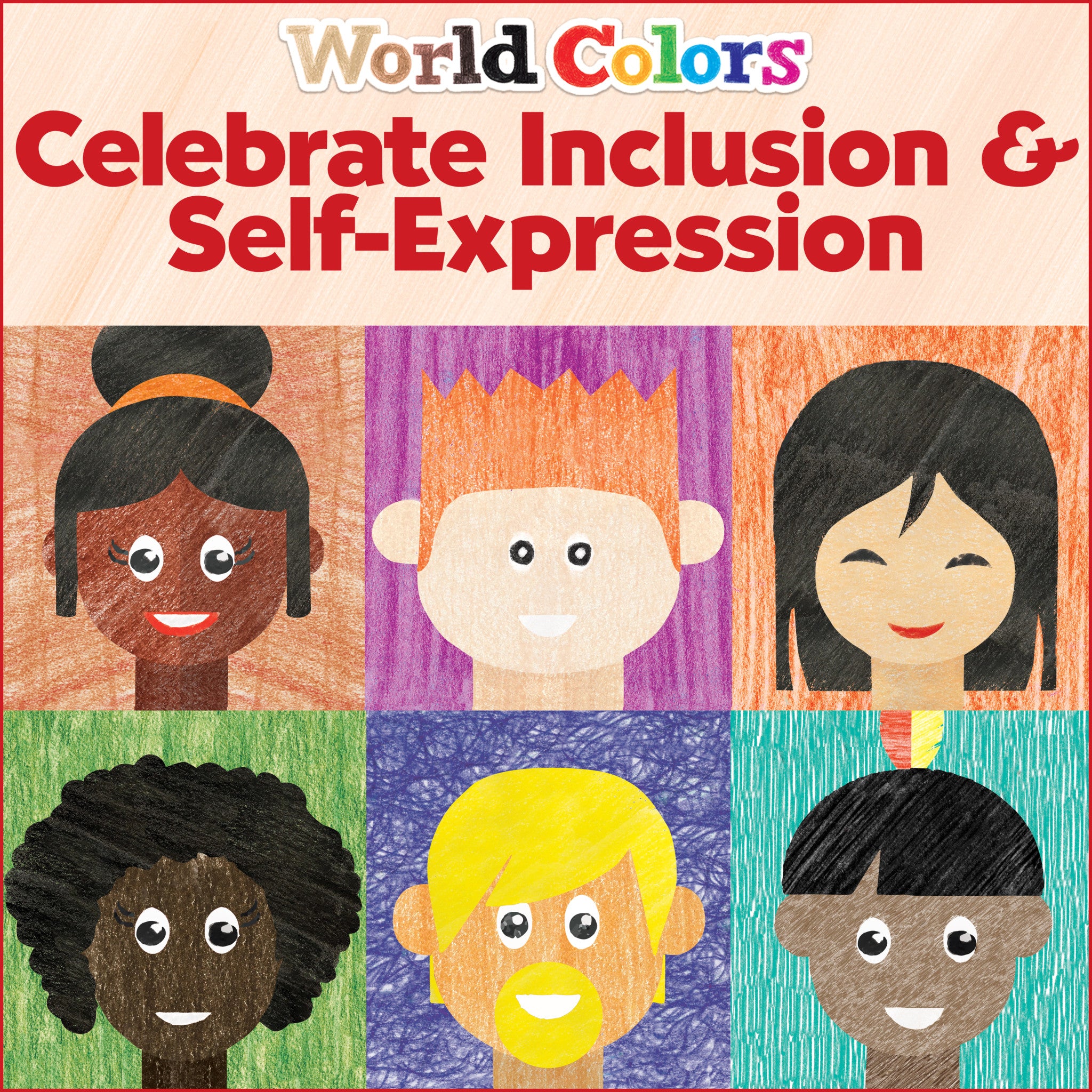World Colors 15 Beeswax Crayons Set - Non-Toxic & Vibrant Colors for Kids Art Projects, Classroom & Home Use - #14352