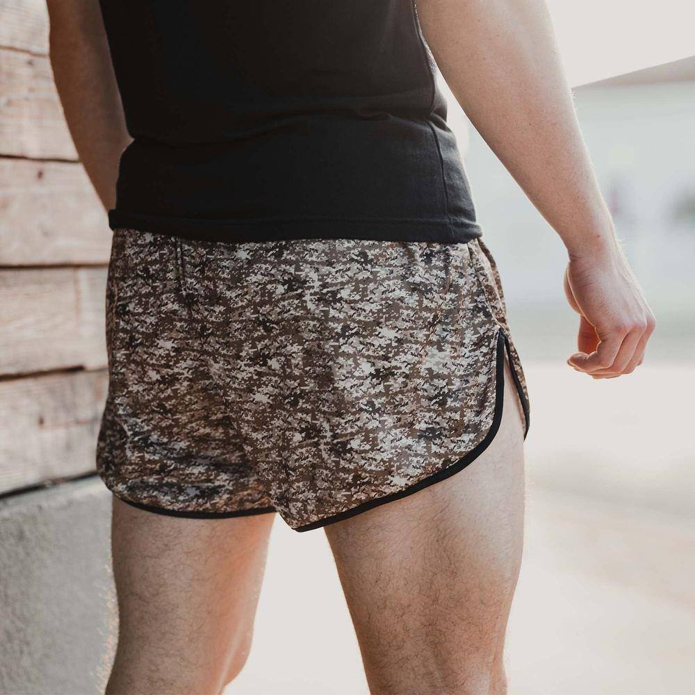 Ranger Panties Men's Performance Underwear - Digital Desert Camo Quick-Dry Moisture-Wicking Boxer Briefs for Military, Hiking & Outdoor Activities