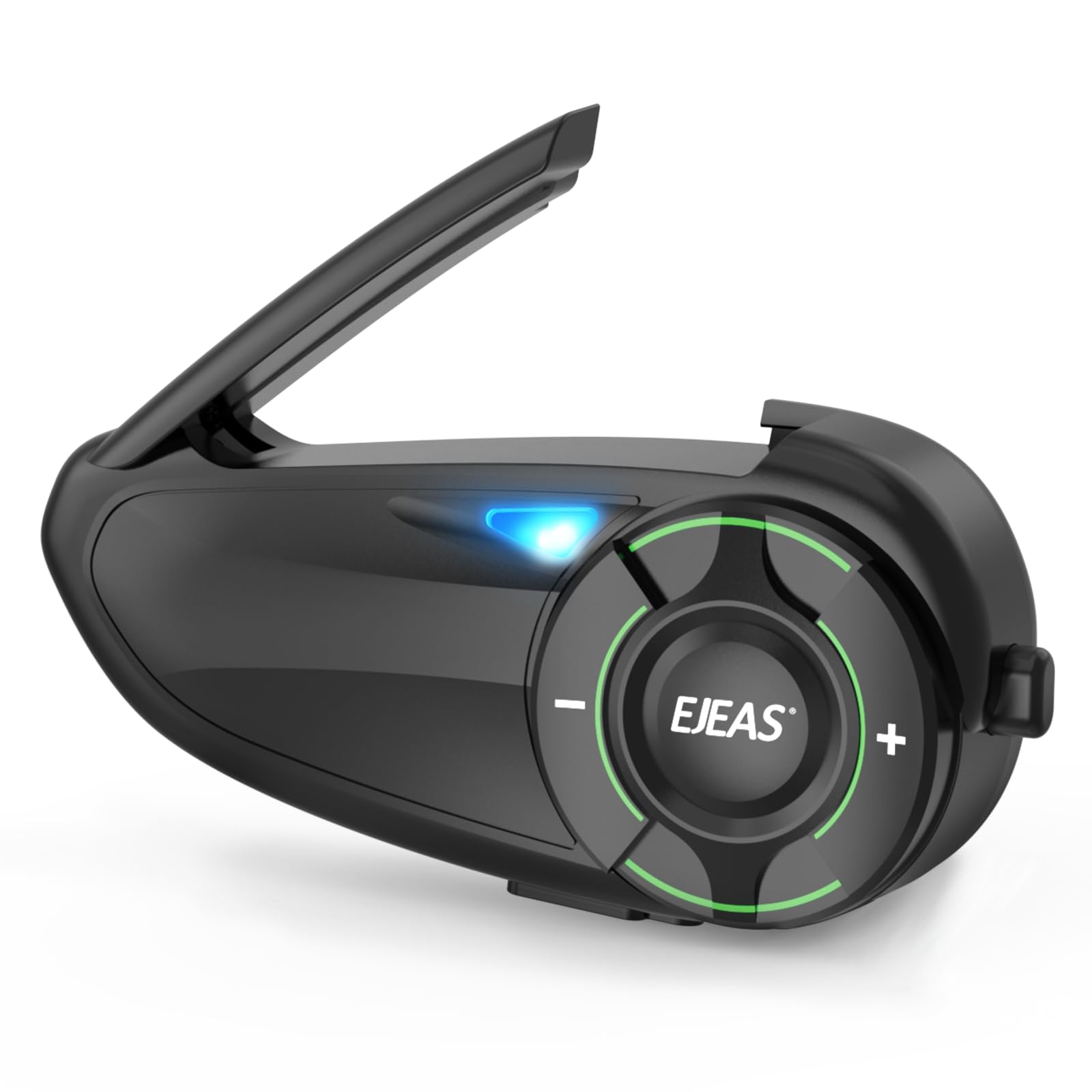 Q8 Motorcycle Helmet Bluetooth Intercom Headset - 230 Hours Standby, 6-Way Mesh Communication, Audio Multitasking, Music Sharing, Noise Cancellation, FM Radio | Perfect for Group Rides, Touring & Adventure Motorcycling