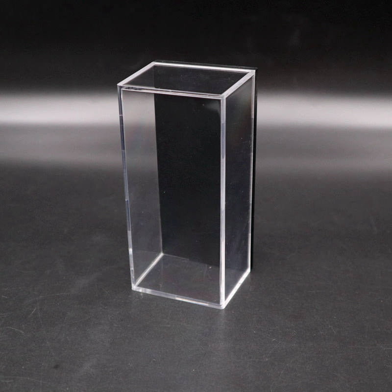 1/64 Scale 12cm Acrylic Display Case for Model Cars - Transparent Dustproof Storage Box with Black Base - Perfect for Collectors, Showcase & Protection