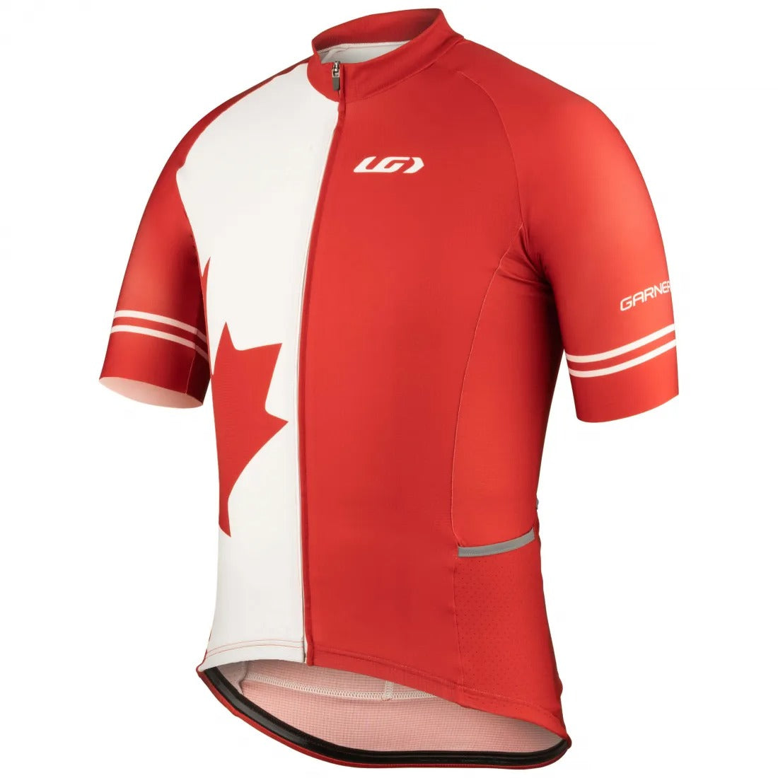 Louis Garneau 2023 Men's Premium Nationale Cycling Jersey - High-Performance Bike Shirt for Road Racing & Training