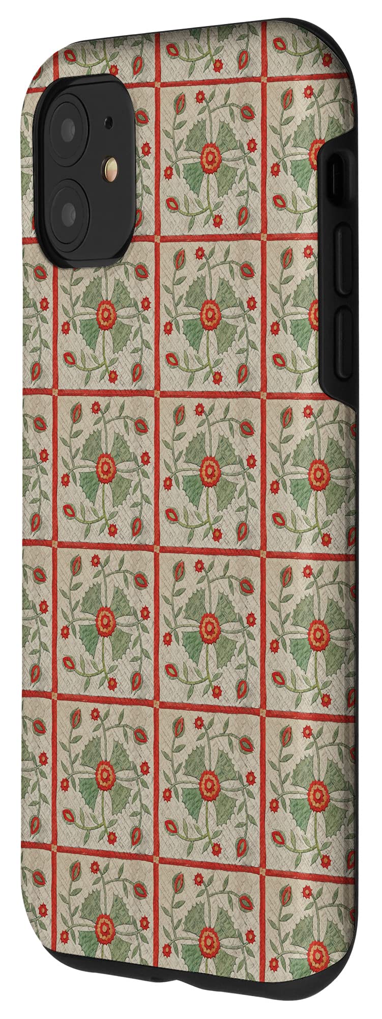 Premium iPhone 11 Case with Stylish Quilt Block Design - Slim Protective Cover for Everyday Use, Travel & Work (Compatible with iPhone 11)