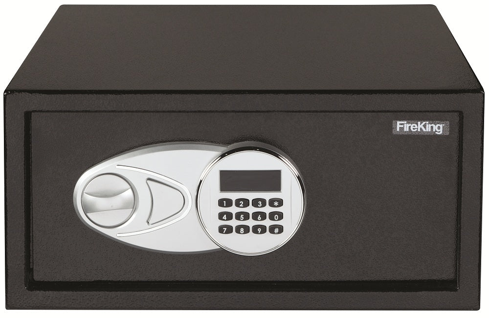 FireKing LT1507 Gary Laptop Safe - Secure Laptop Storage for Home & Office - Fireproof & Theft-Proof Safe for MacBook, iPad, and Important Documents