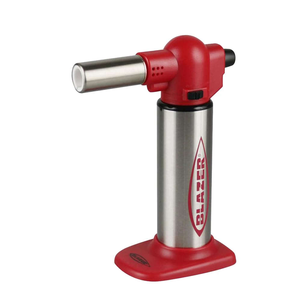 Blazer 189-8020 Big Buddy Turbo Torch - Red & Stainless Steel Propane Torch for Welding, Soldering & DIY Projects
