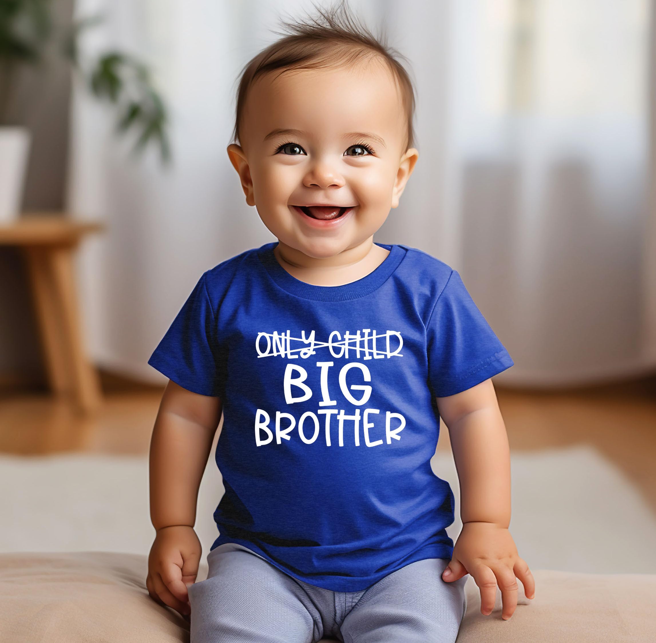 Big Brother Announcement Shirt for Boys - Cute Sibling Reveal Outfit for New Big Brothers | Perfect for Gender Reveals & Family Photos