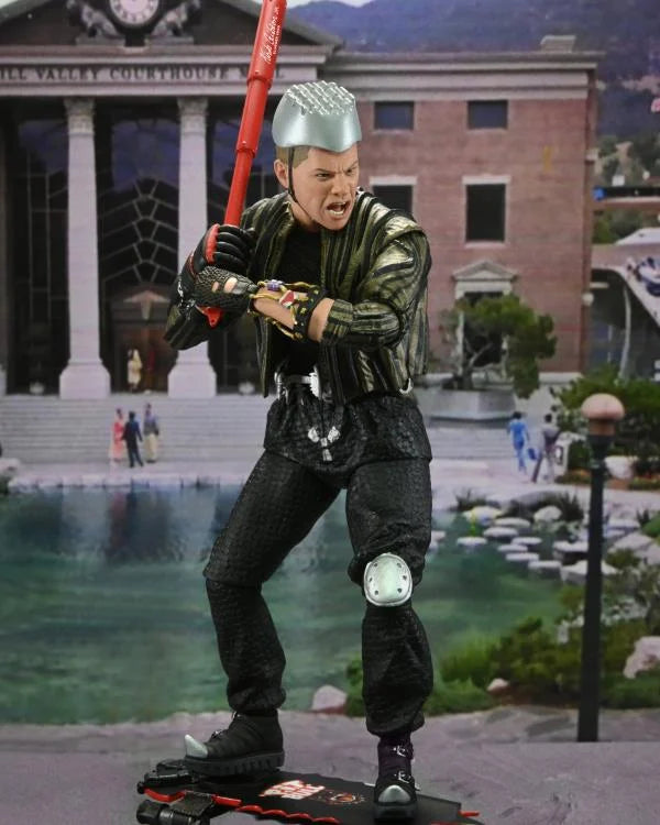 Back to the Future Part 2 Ultimate Griff Action Figure - Collectible Movie Toy for Fans, Perfect for Display & Play - Great Gift for Sci-Fi Enthusiasts & Collectors