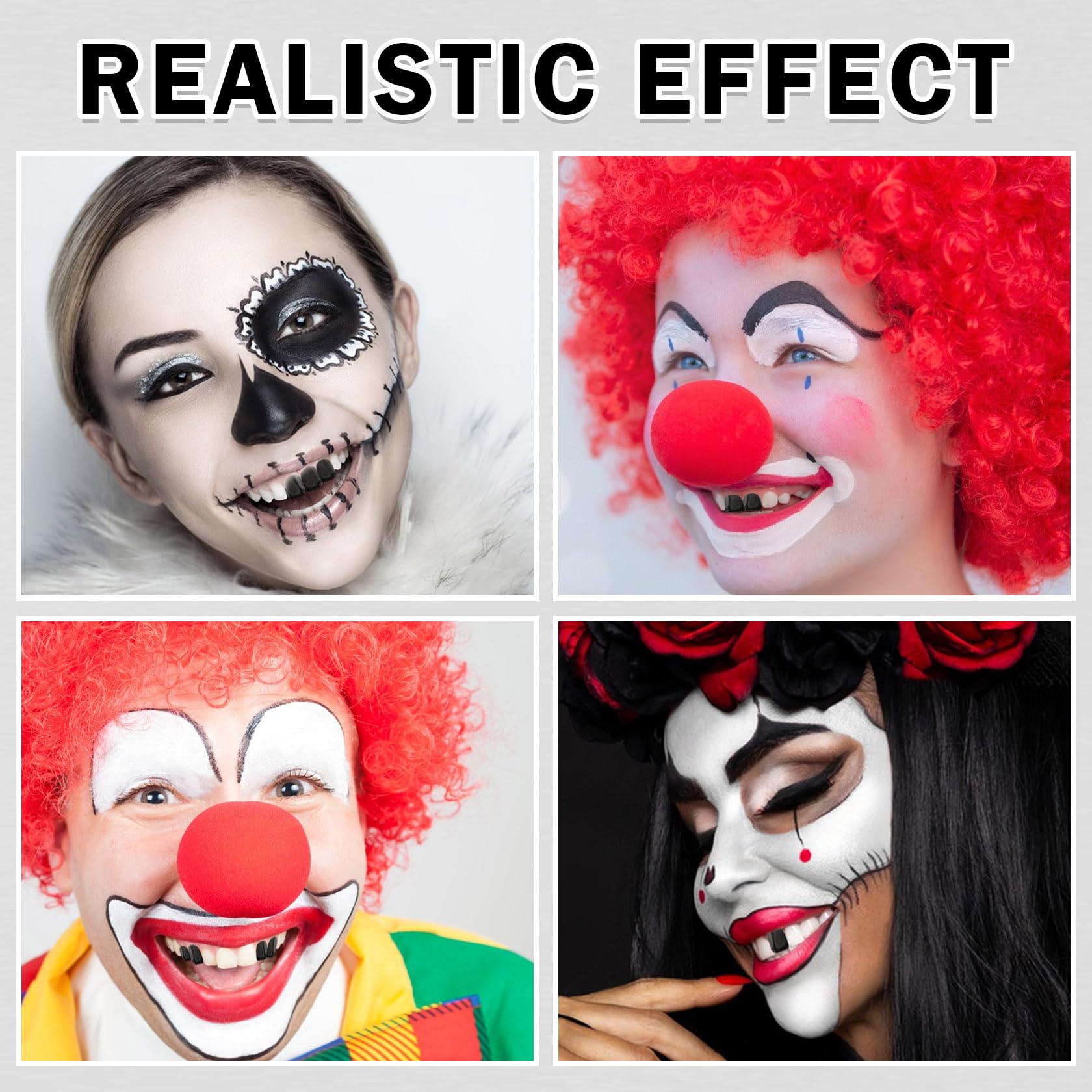 Black Tooth Paint for Halloween & Goth Makeup - Professional Temporary Black Teeth Cosmetic | Safe, Quick-Drying & Realistic Special Effects | Perfect for Costume Parties, Horror Events & Cosplay