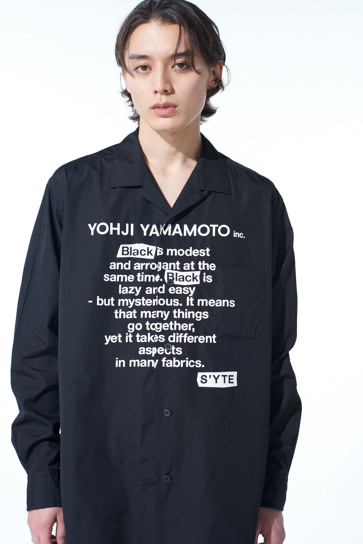 Black Cotton Broad Message Printed Shirt for Men & Women - Stylish Casual Wear for Office, Outings & Everyday Fashion