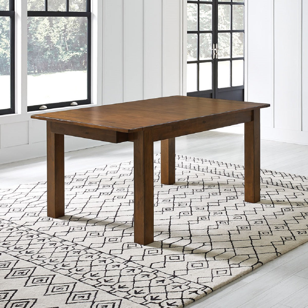 Mariposa 5-Piece Dining Set in Whiskey Finish - Perfect for Small Spaces, Apartments & Cozy Kitchens
