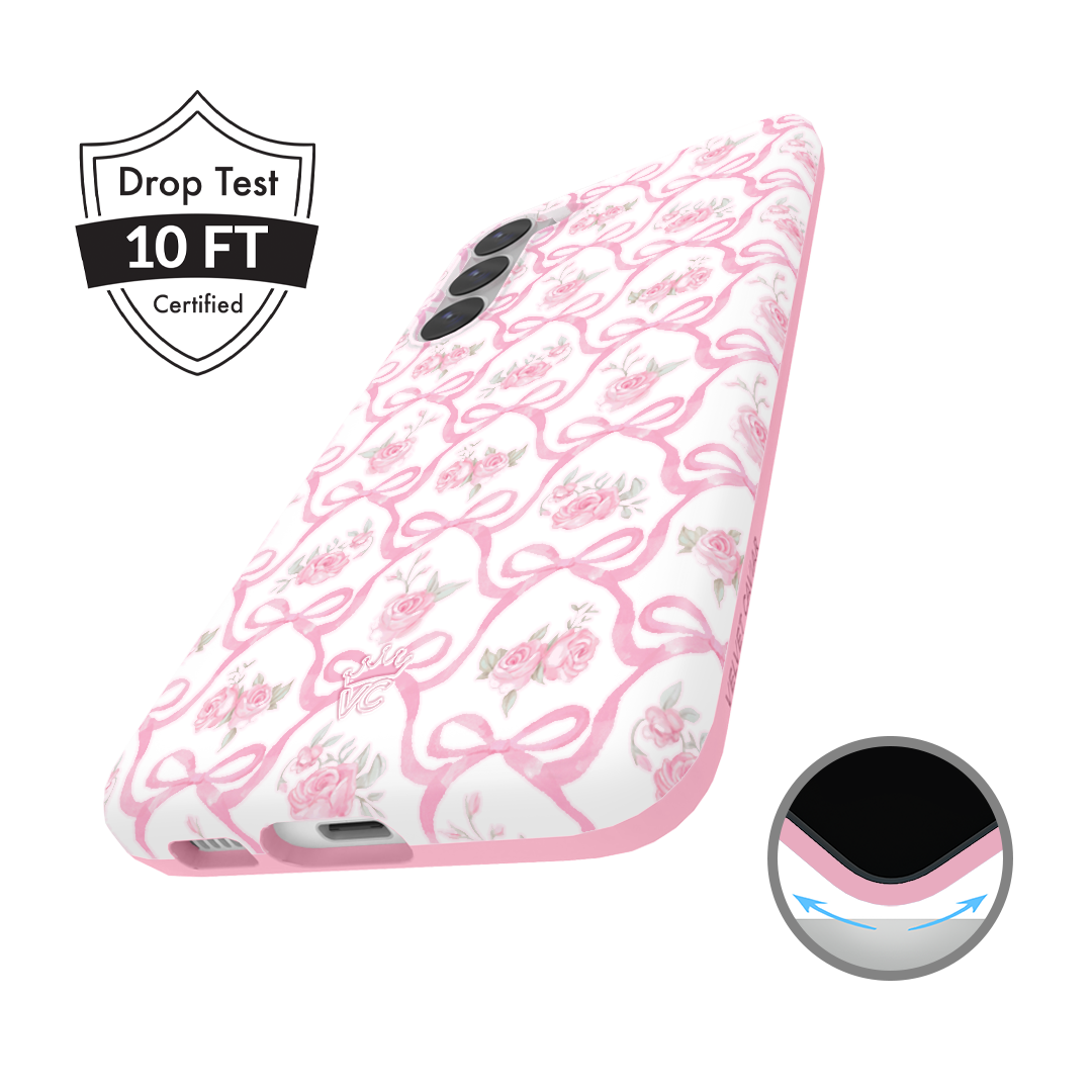 Cute Pink Bow Samsung Phone Case - Elegant & Protective Cover for Samsung Galaxy [Model] - Perfect for Everyday Use, Gifts & Special Occasions
