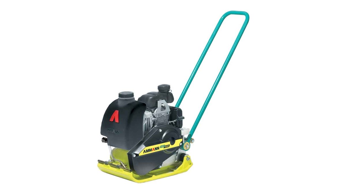 APF 10/33 Vibratory Plate Compactor - Heavy Duty Construction Compaction Equipment for Soil, Gravel & Asphalt | Perfect for Landscaping, Road Repair & Driveway Projects