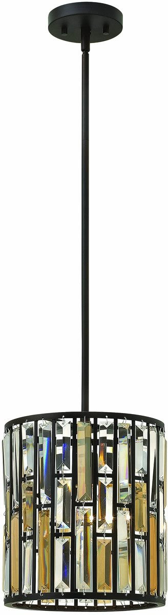 10W Gemma 1-Light Mini Pendant Light in Vintage Bronze - Perfect for Kitchen Island, Dining Room, or Entryway Lighting