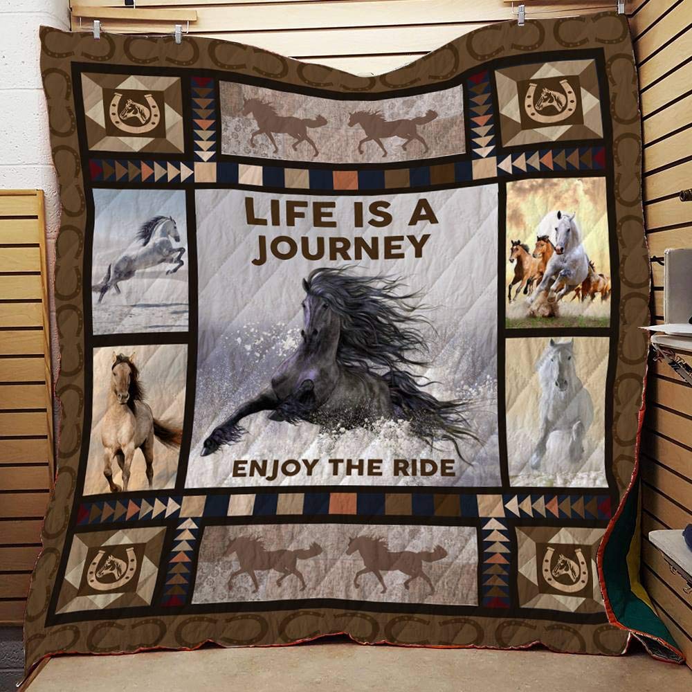 Premium King & Queen Size Cotton Quilt Set - Warm Winter Wildlife Bedding, All-Season Comforters for Cozy Home Decor | Perfect for Christmas, Bedroom, and Guest Room