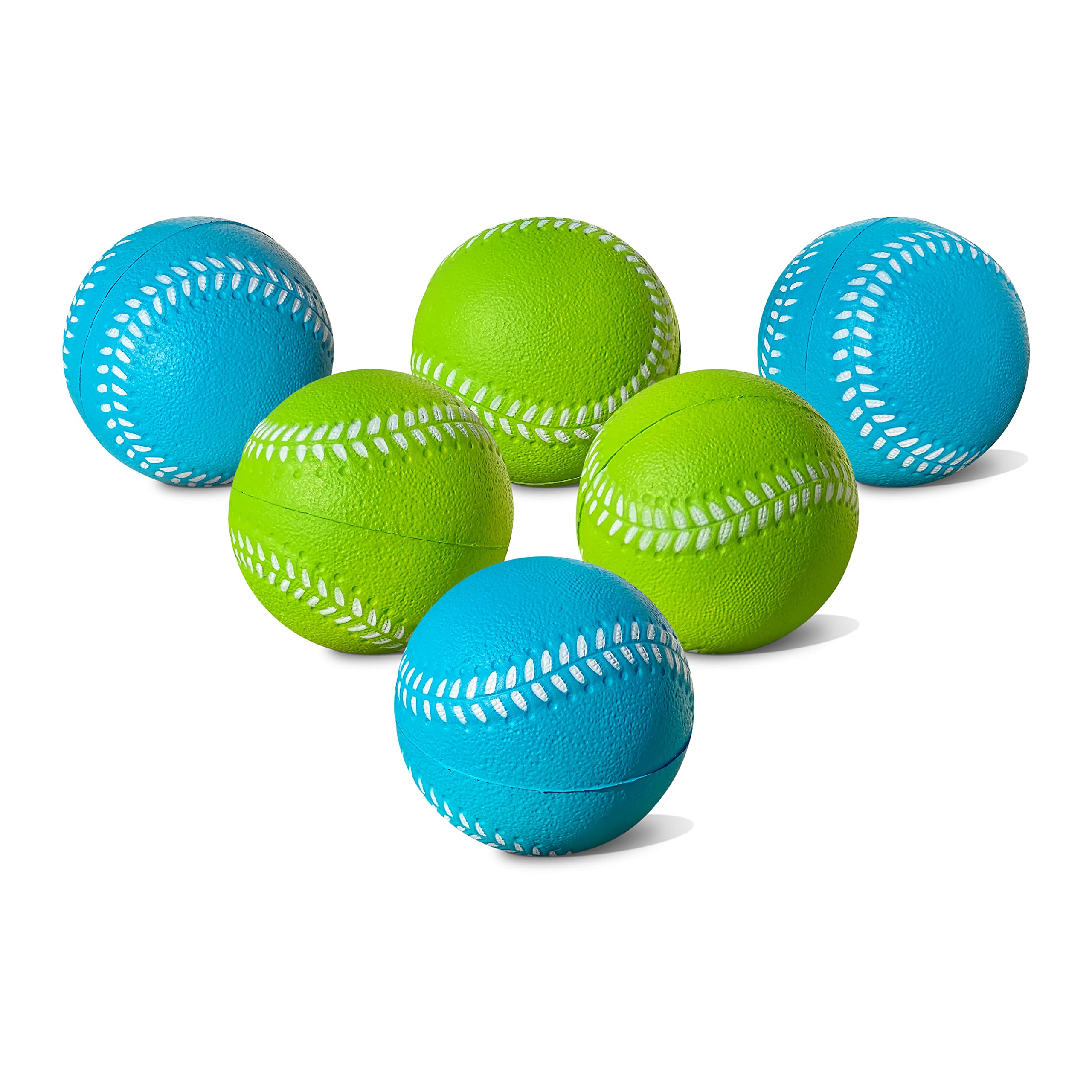 **6 Pack Soft Foam Baseballs for Kids (2.75