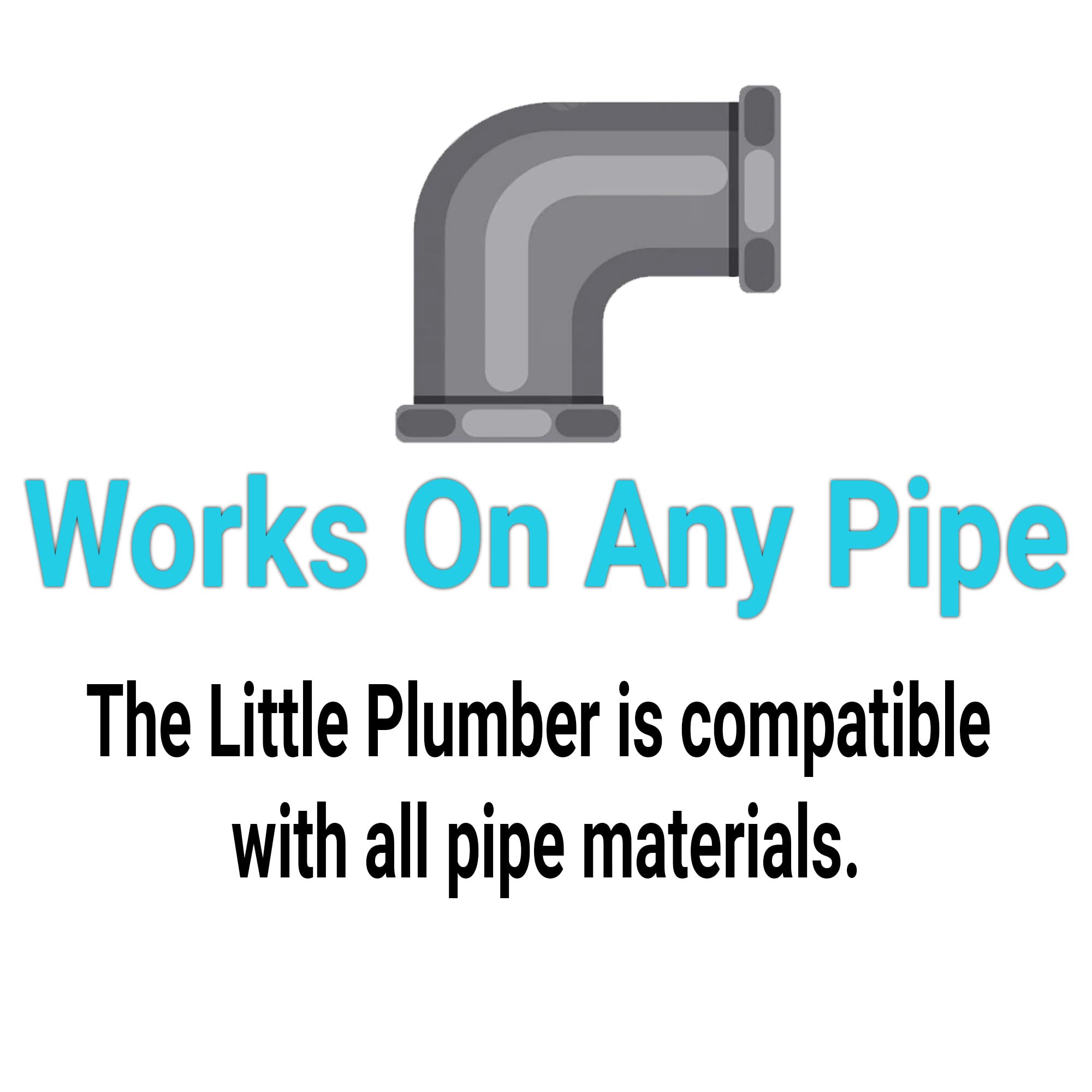 Little Plumber Whole House Water Softener System – Salt-Free Electronic Water Descaler – Compact & Easy to Install – 1-Year Warranty – Ideal for Hard Water Treatment in Homes, Apartments & RVs