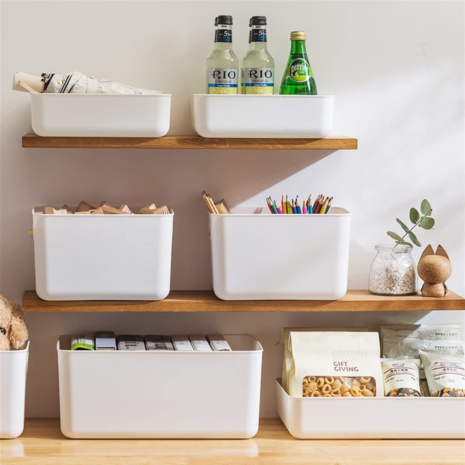 Organizing Storage Boxes for Desk Clutter - Home & Office Use