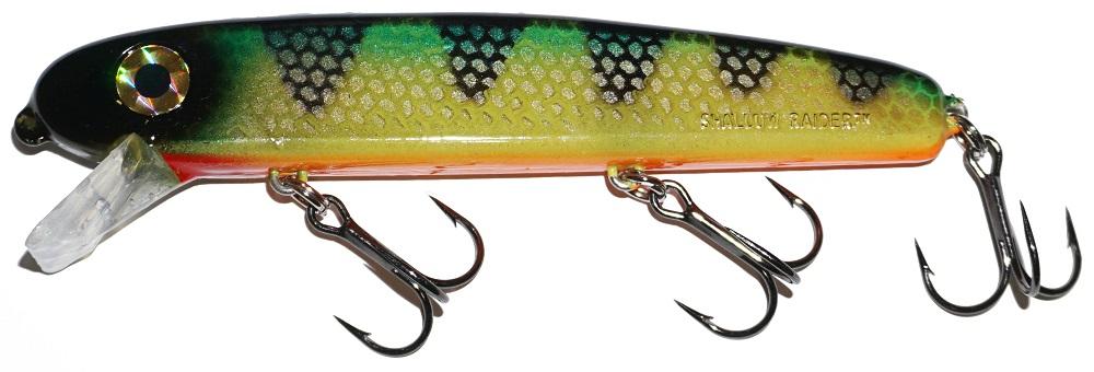 Bucher 5 Shallow Raider Crankbait Fishing Lure - Topwater Bass Bait for Freshwater & Saltwater - Perfect for Shallow Water Fishing, Casting, and Trolling