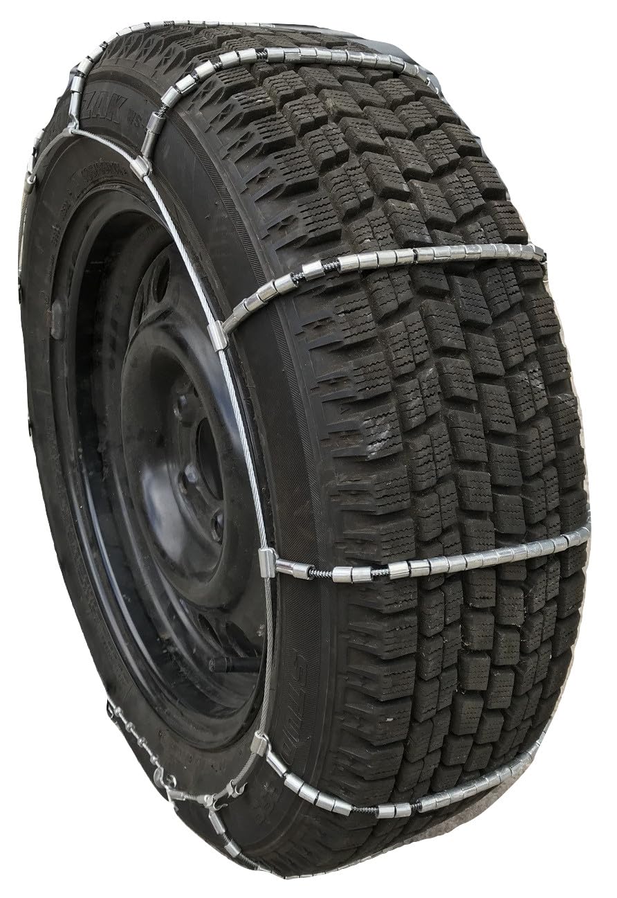 Volkswagen GTI 2012 225/40ZR18 Winter Snow Tire Chains - Heavy Duty Cable Design for Enhanced Traction | Perfect for Snowy Roads, Mountain Driving & Icy Conditions
