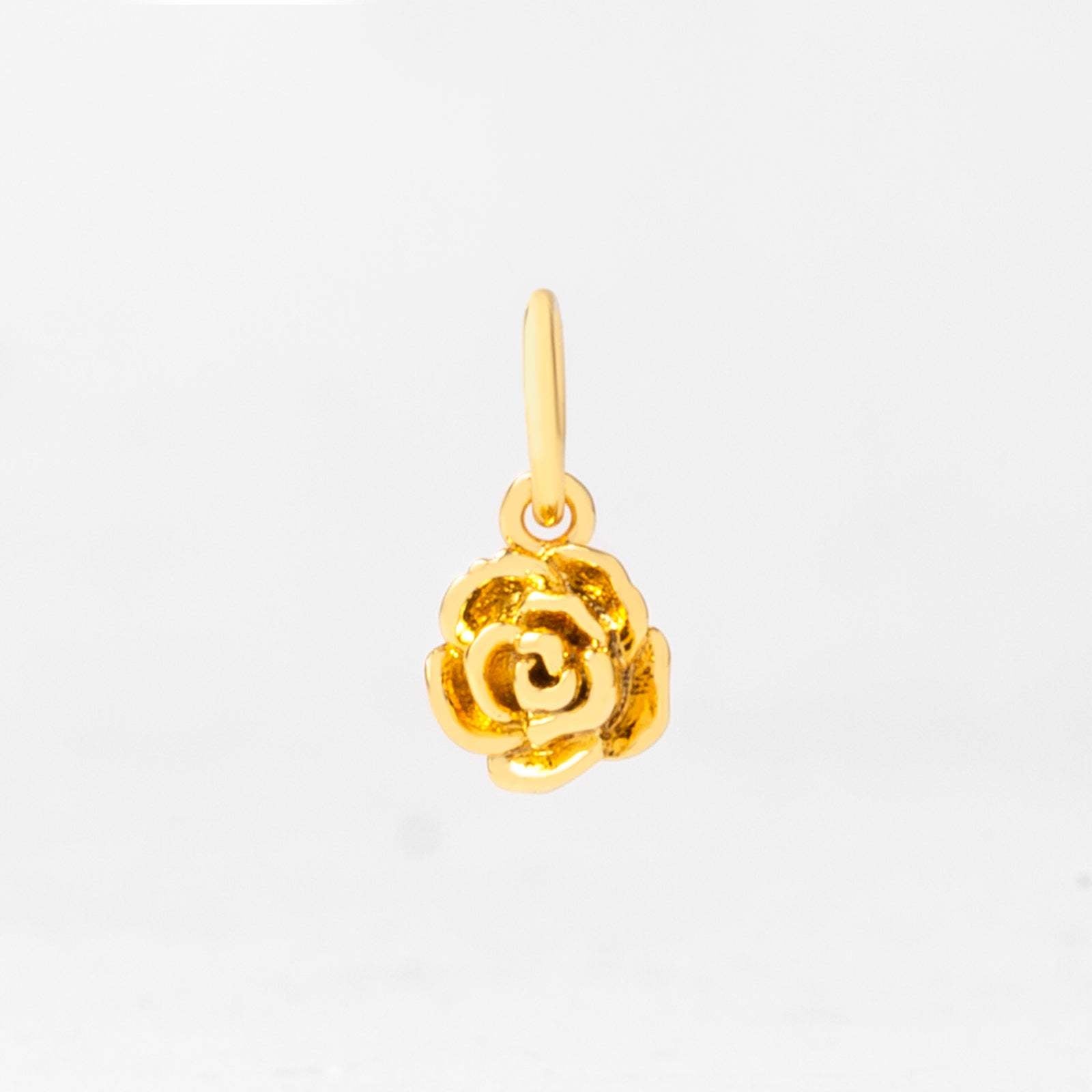 18k Gold Birth Flower Charm & Pendant Necklace - Personalized Floral Jewelry Gift for Women - Perfect for Birthdays, Anniversaries & Special Occasions
