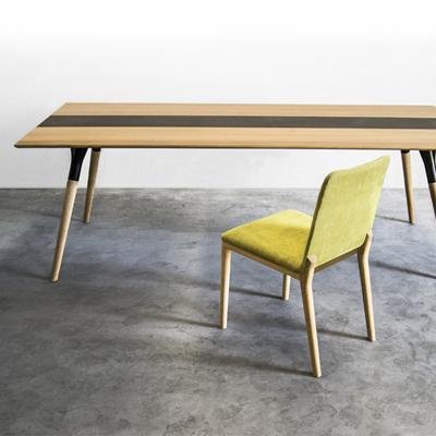 Tonon Modern Salt and Pepper Dining Table (Model 828.05) - Contemporary Kitchen & Dining Room Furniture for Small Spaces & Apartments
