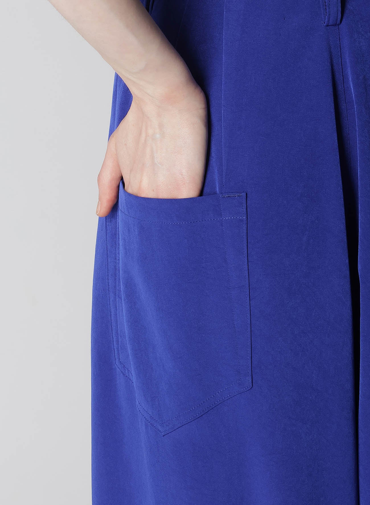CREPE de CHINE DOUBLE TUCKED WIDE PANTS for Women - High Waist Flowy Palazzo Pants for Office, Travel & Casual Wear