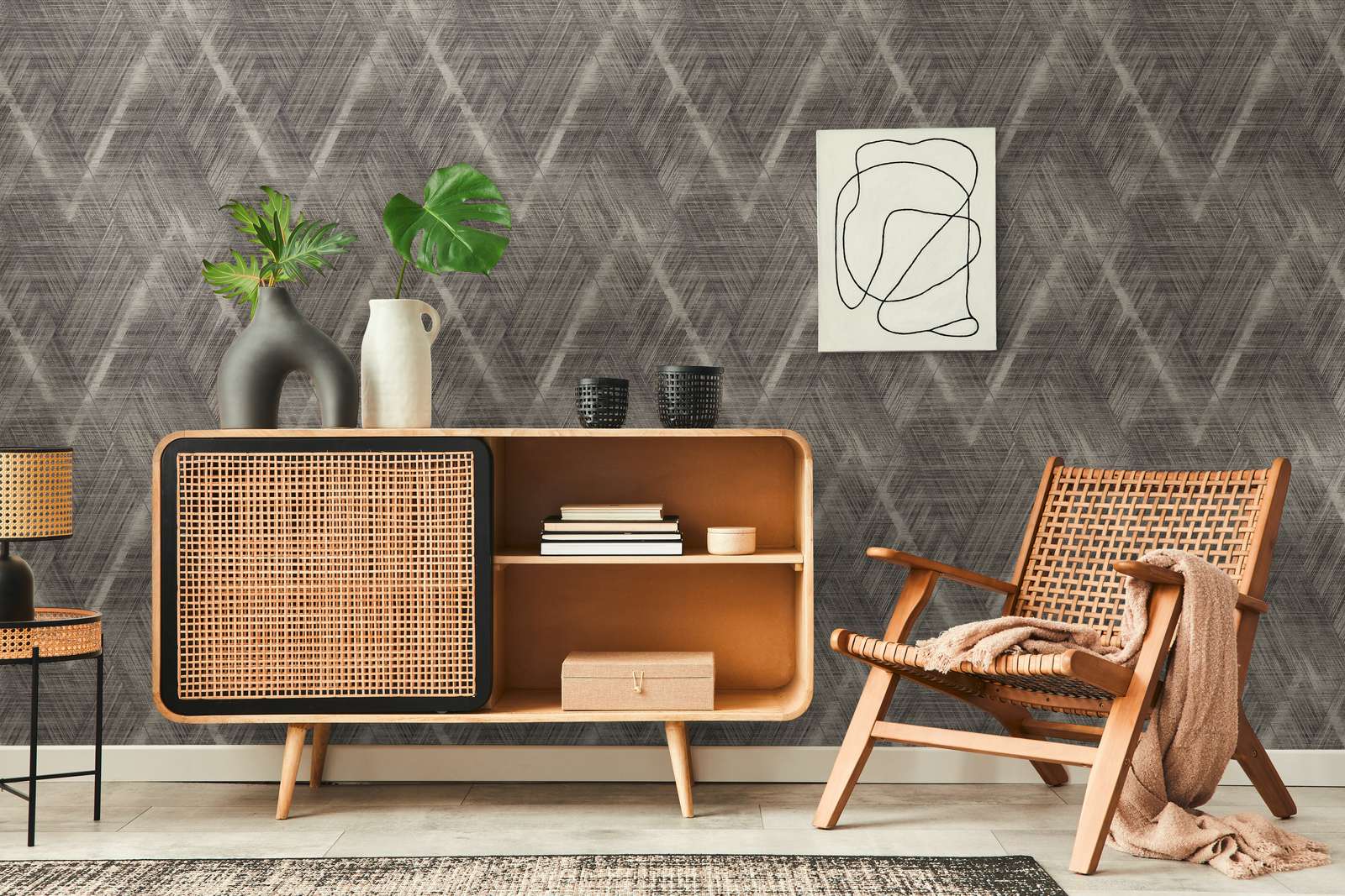 The Bos Chevron Pattern Rug - Soft & Durable Non-Slip Area Rug for Living Room, Bedroom, Nursery - Perfect for Home Decor & Cozy Spaces
