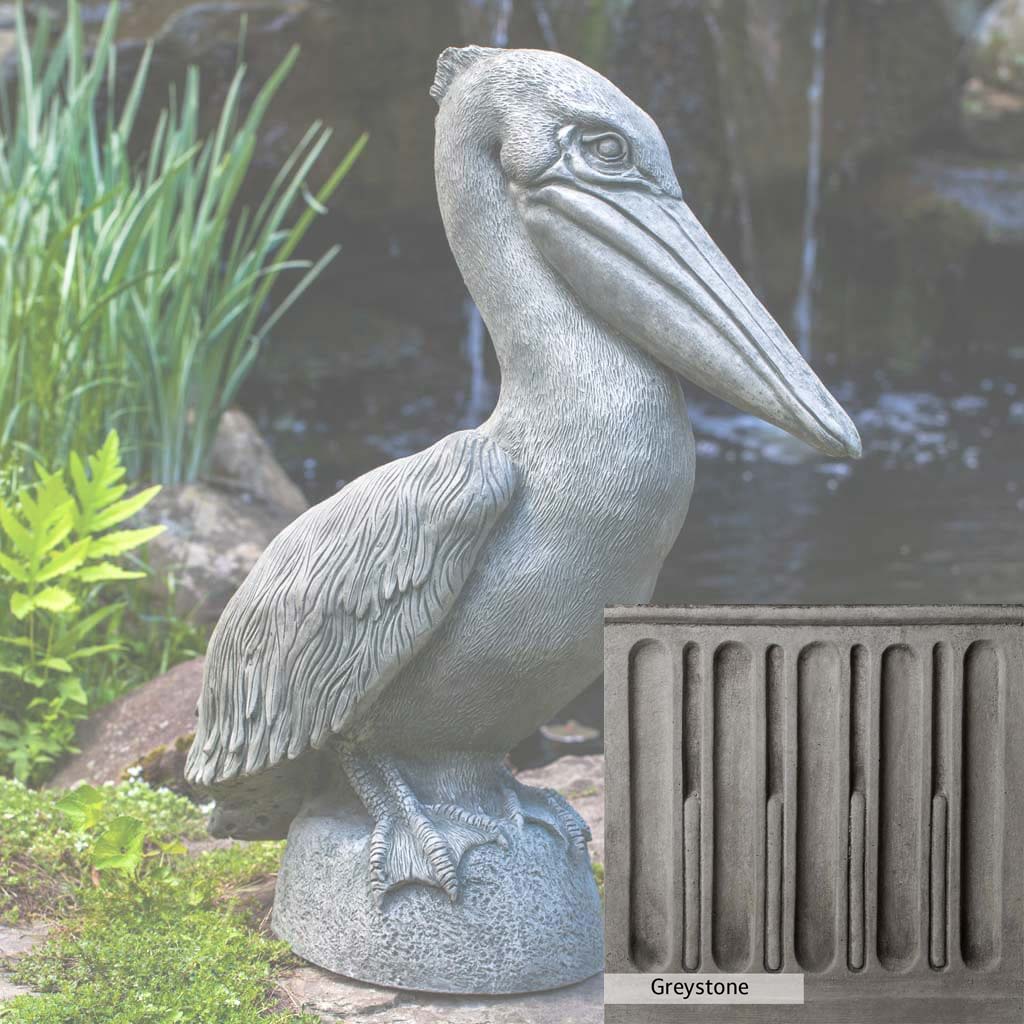 Campania International Pelican Statue - Elegant Outdoor Garden Decor for Patio, Poolside & Coastal Home Decor
