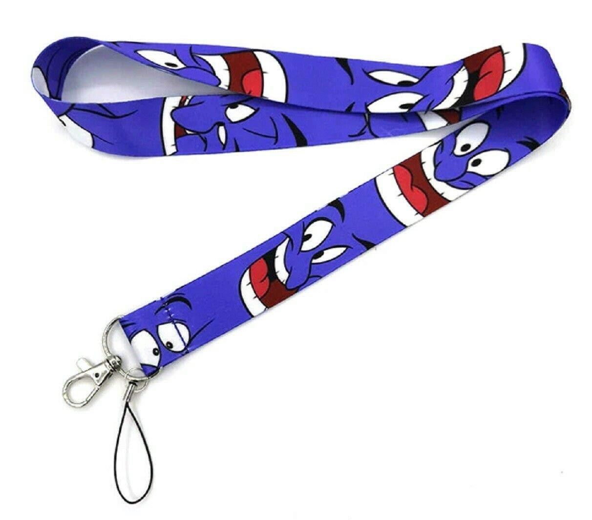 Aladdin Genie Themed ID Holder Lanyard Keychain - Disney Inspired Badge Reel & Key Chain for Work, School, Events, and Cosplay