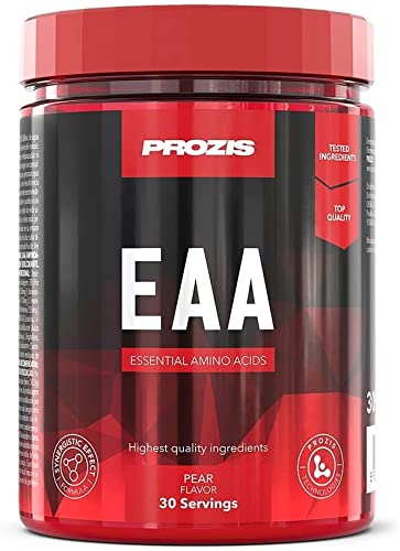 Prozis EAA Essential Amino Acids Supplement - 30 Servings (309g, Neutral Flavor) for Muscle Recovery & Workout Performance | Pre & Post Workout Nutrition