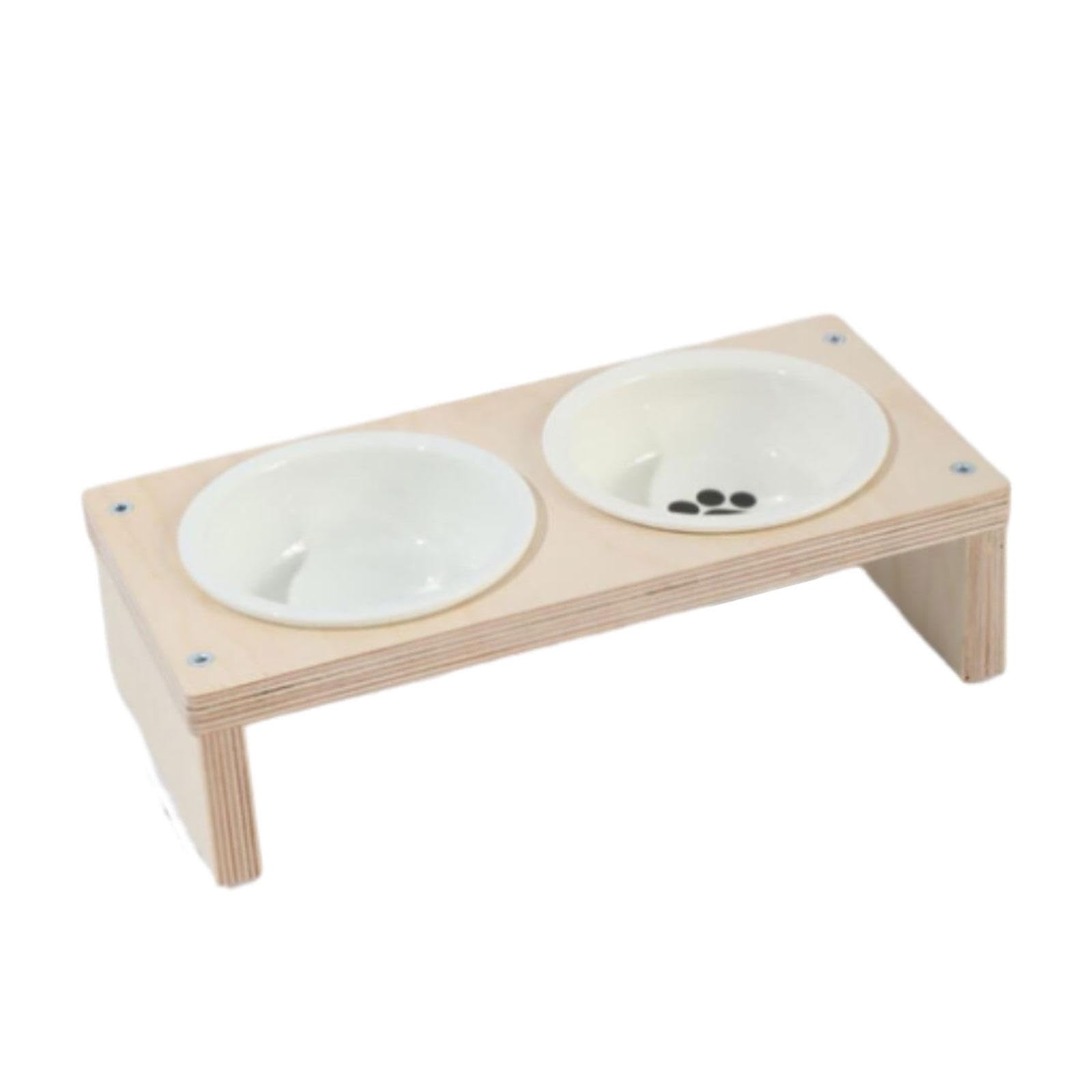 **Enakshi Elevated Cat and Dog Bowls with Neck Protection - Stainless Steel Raised Pet Food & Water Dishes for Healthy Eating - Perfect for Small, Medium, and Large Pets - Ideal for Home, Kitchen, or Travel Use**