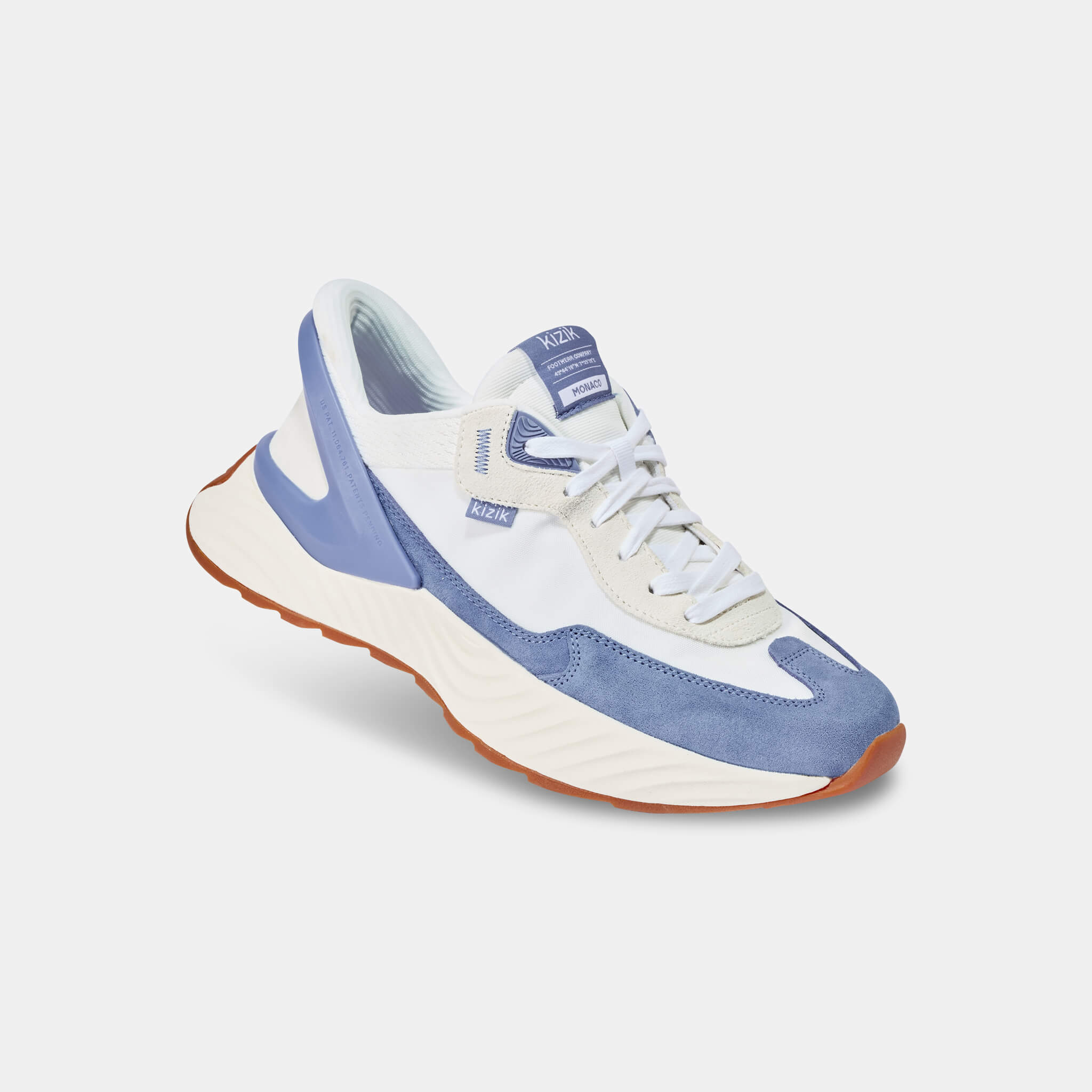 Men's Monaco Sneakers - White & Granada Sky Colorway | Comfortable Casual Shoes for Walking, Running & Everyday Wear