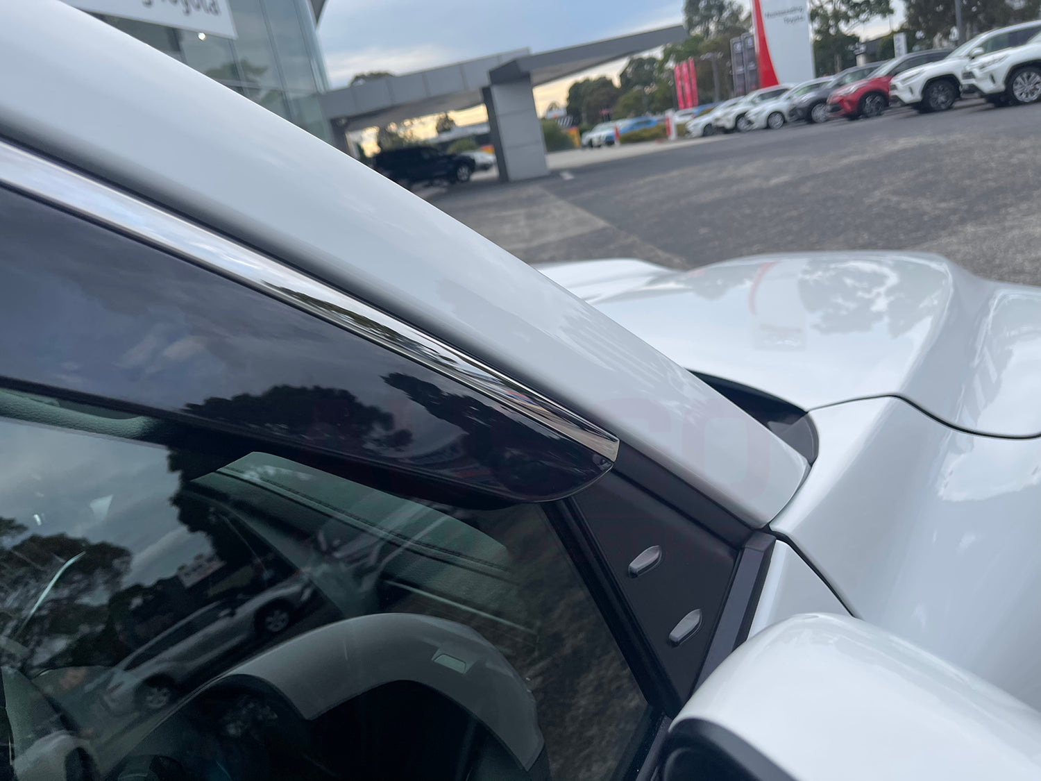 Premium Stainless Steel Window Deflectors for Lexus LX500d & LX600 (2021-Present) - Rain & Wind Protection, Enhanced Style - Perfect for Off-Road Adventures & Daily Commutes