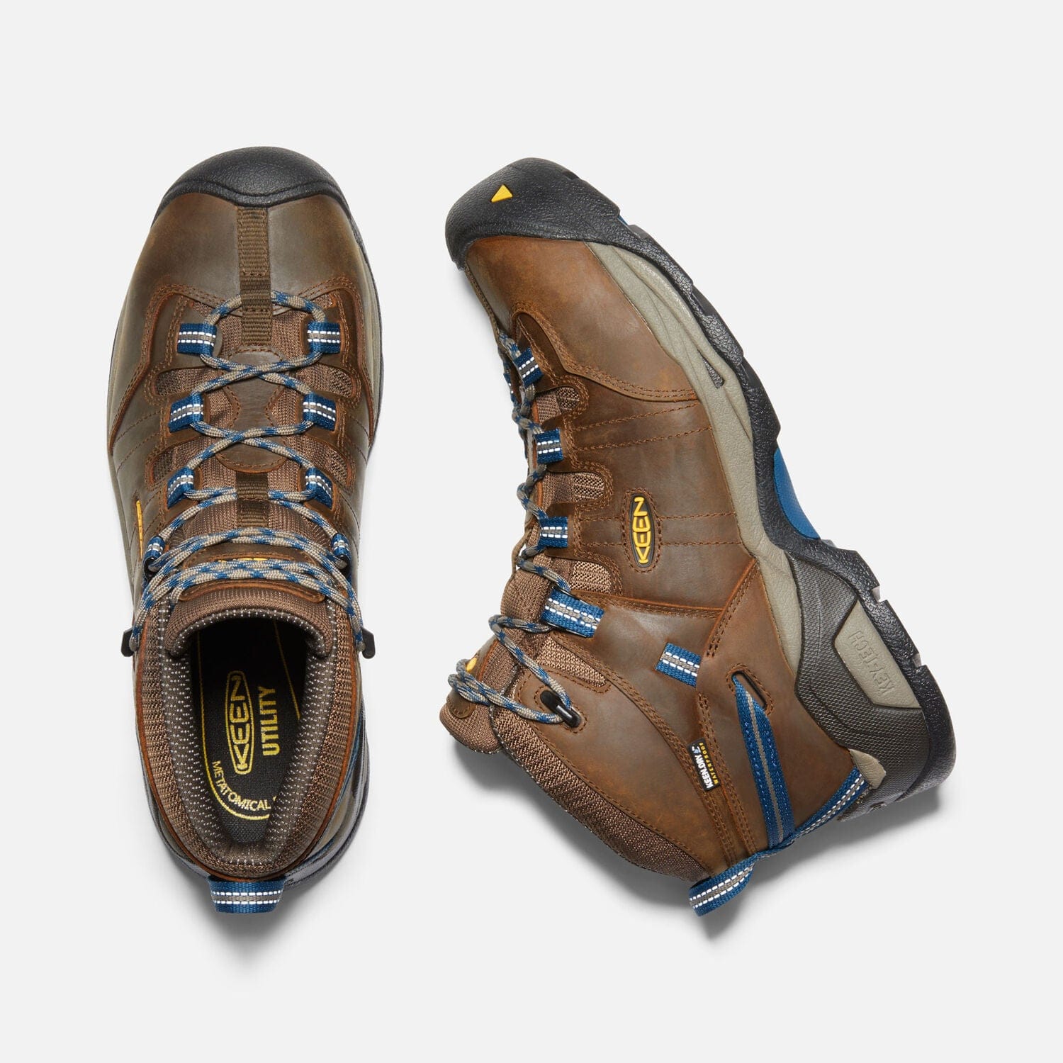 Detroit XT Steel Toe Mid Waterproof Work Boots for Men - Heavy Duty Safety Shoes for Construction, Hiking & Outdoor Work