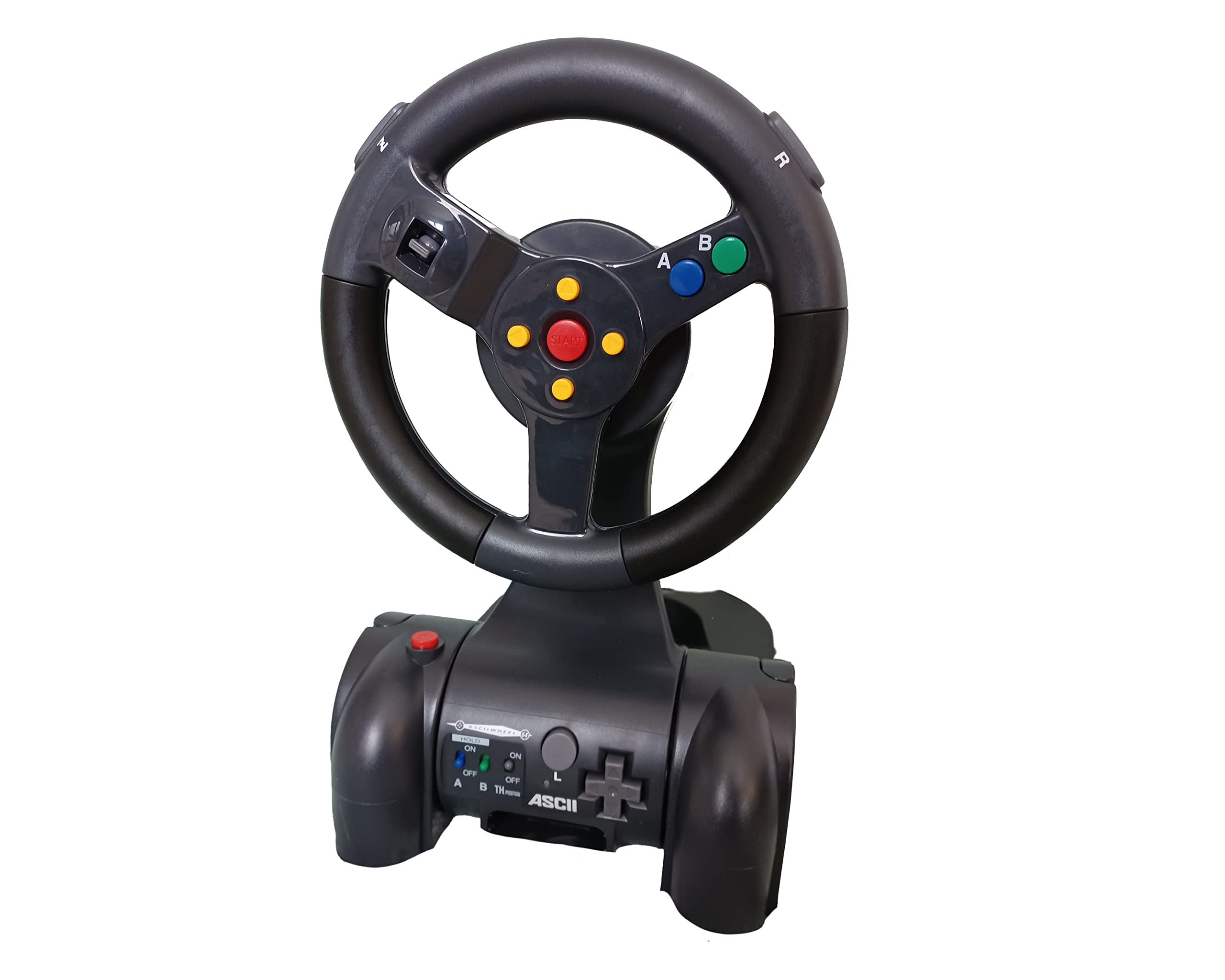 Yobo Ascii Wheel - USB Racing Wheel for Nintendo Switch & PC - Perfect for Mario Kart, Forza & Racing Games (Gaming Accessory)