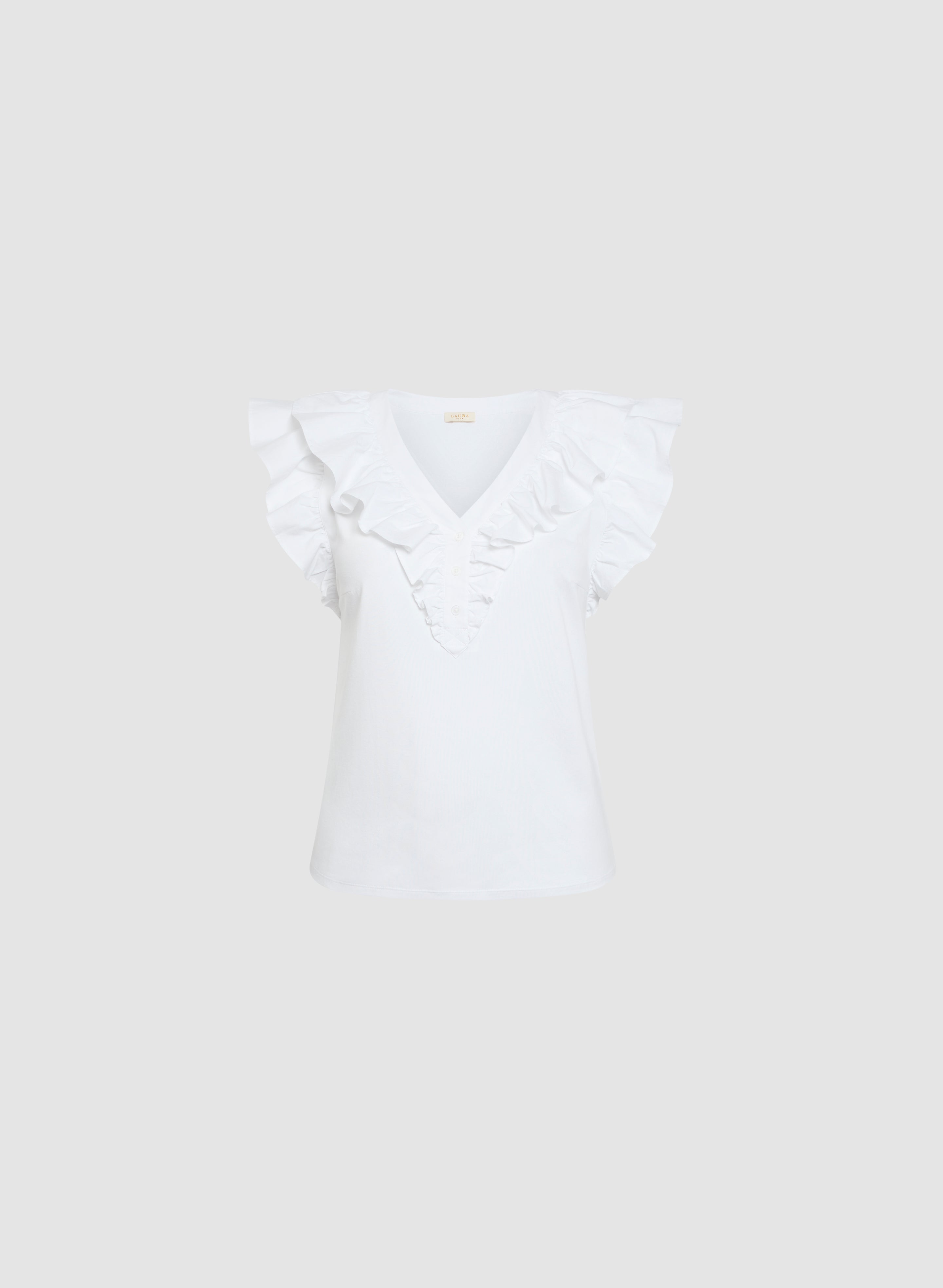 Stylish Ruffle T-Shirt for Women - Trendy Fashion Top for Casual Wear & Outfits | Perfect for Daily Wear, Dates & Office