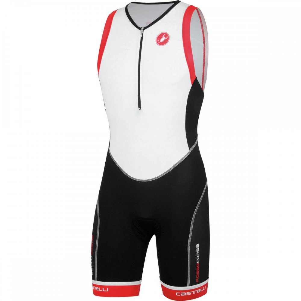 Castelli Free Tri Distance Suit - Men's Triathlon Wetsuit for Open Water Swimming & Ironman Races | Lightweight, Flexible & Hydrodynamic Design for Competitive Performance