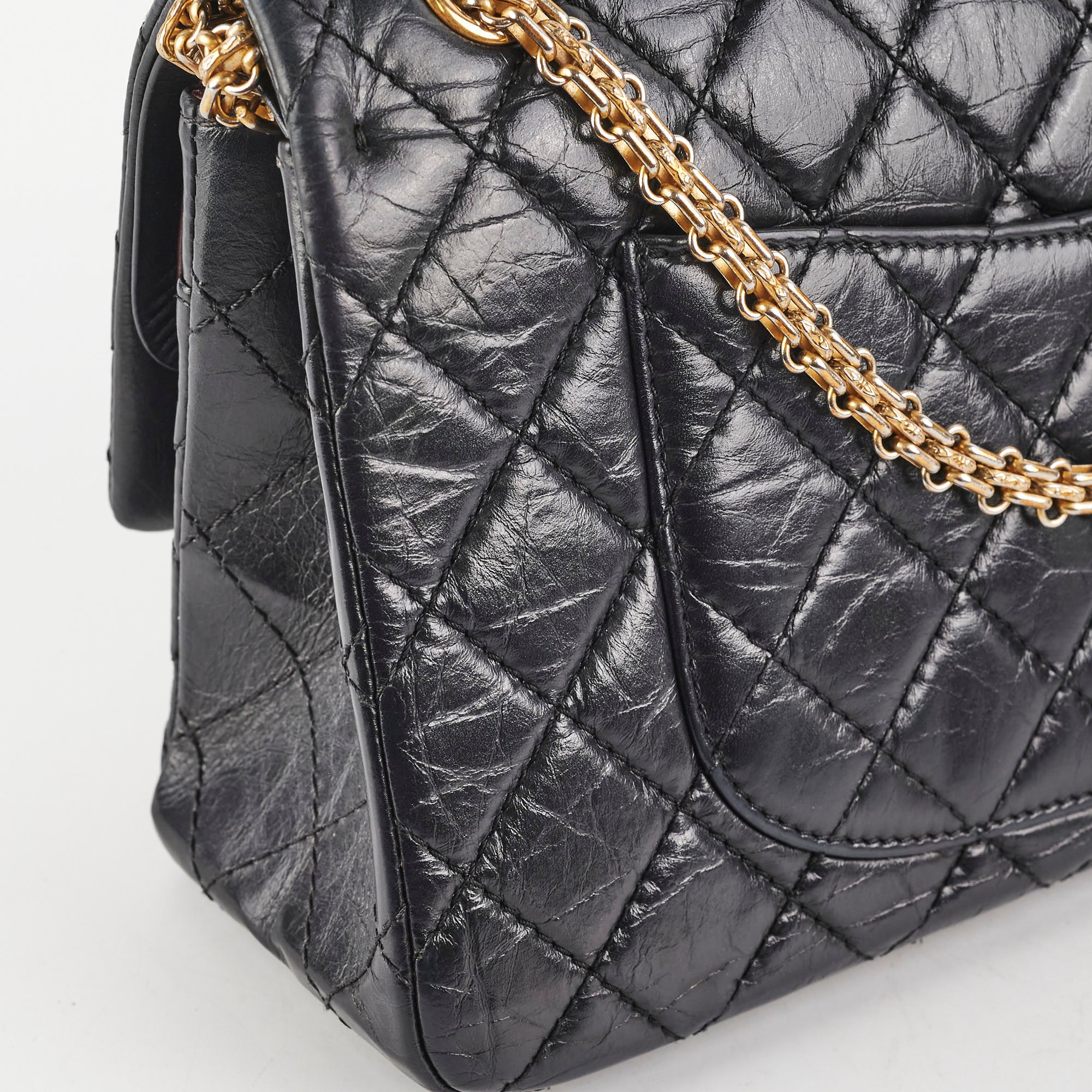 Chanel Medium Reissue 226 Black Leather Shoulder Bag - Luxury Designer Handbag for Women | Perfect for Work, Evening Events & Special Occasions