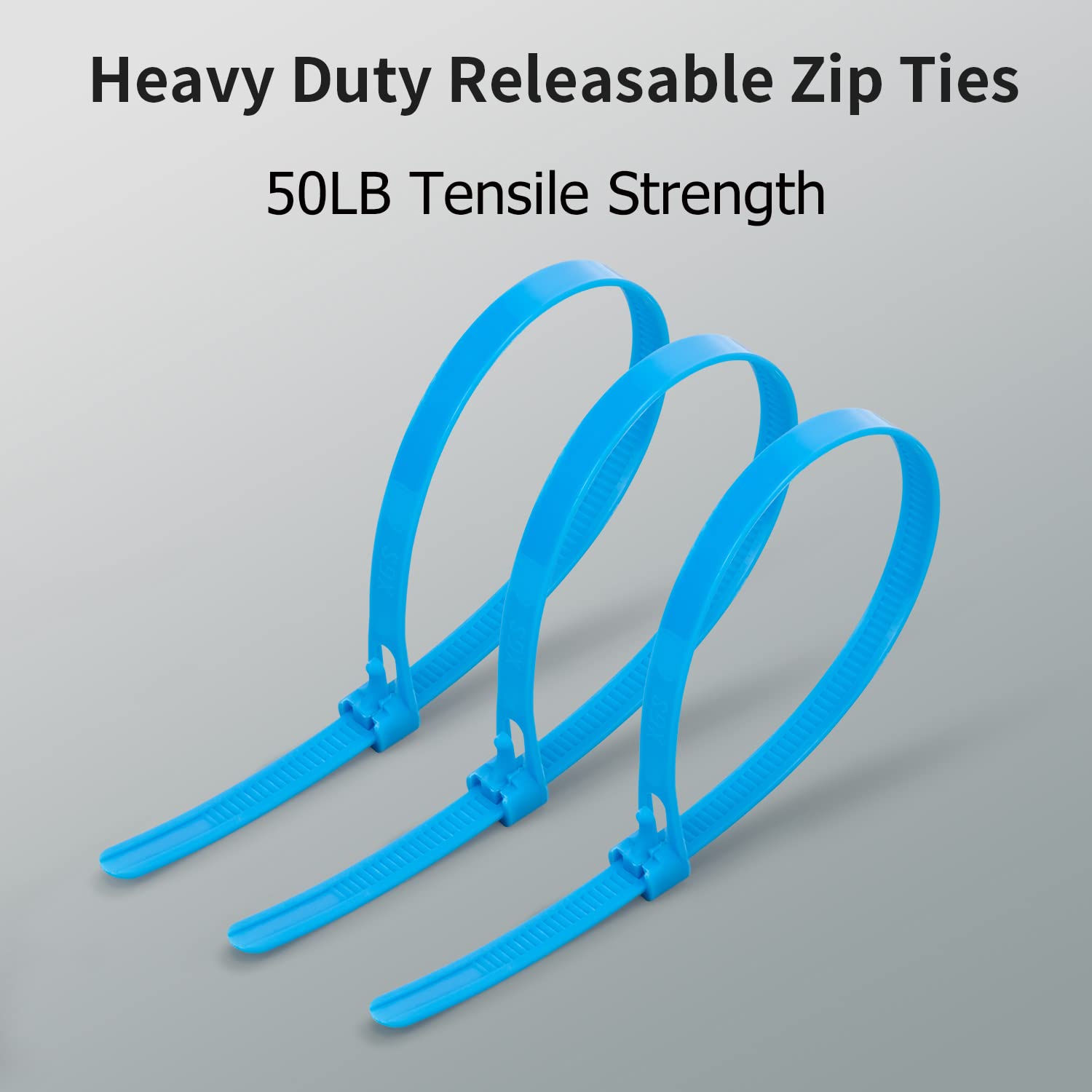 100PCS 10 Inch Reusable Red Cable Zip Ties - Adjustable & Releasable Wire Ties for Indoor & Outdoor Use - Perfect for Organizing Cables, Wires, Gardening, DIY Projects, and Home Improvement