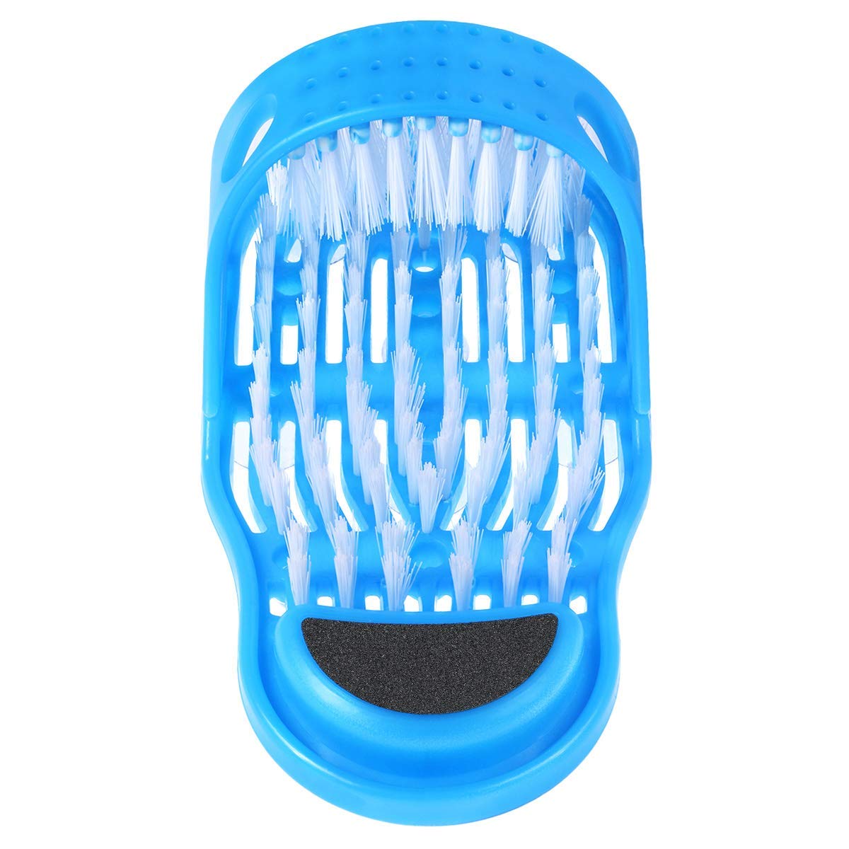 Evermarket Magic Feet Cleaner - Exfoliating Foot Scrubber & Massager Slipper for Shower & Spa | Easy Feet Cleaning Brush for Men & Women | Blue (1 Piece) | Perfect for Home Pedicure & Relaxation