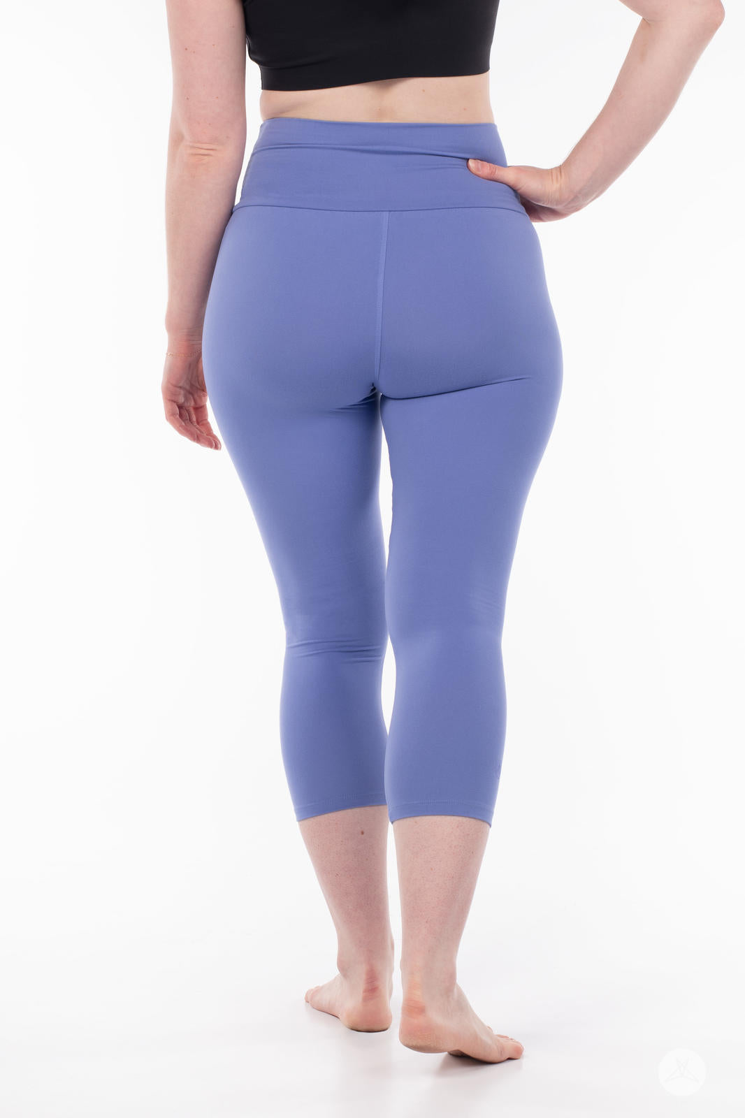 High Waisted Workout Leggings for Women - Solid Color Yoga Pants with Wide Waistband - Perfect for Gym, Running & Lounge Wear