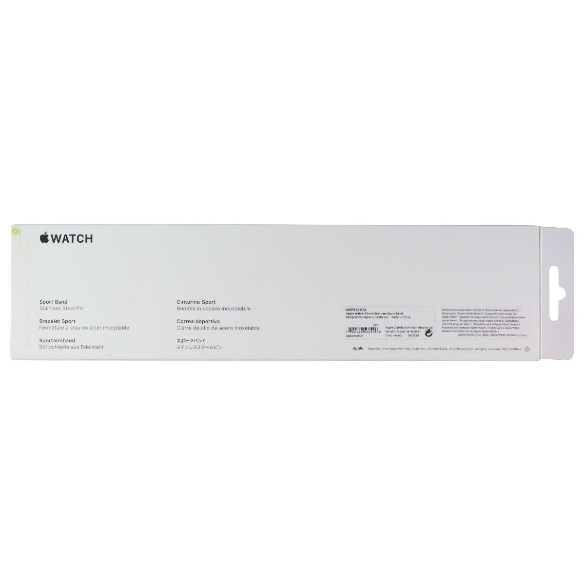 Apple Watch Sport Band 40mm - Compatible with Apple Watch 38mm/40mm/41mm - Seafoam Green - Full Set - Perfect for Workouts, Running & Everyday Wear