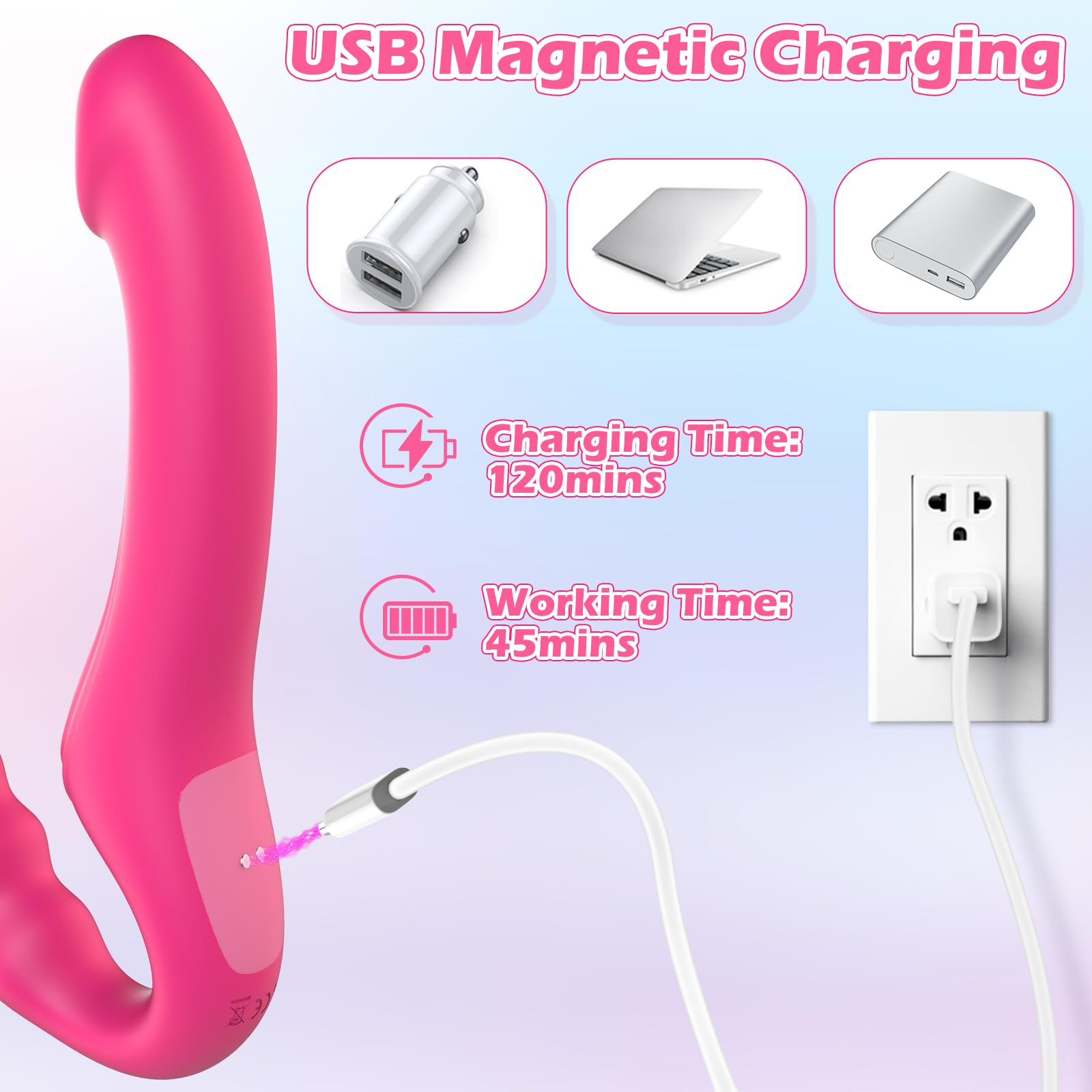 Premium Realistic Strapless Strap-On Dildo for Women - Remote Control Vibrator with 10 Powerful Modes for G-Spot & Clitoral Stimulation, Couples Play & Anal Sex | Perfect for Lesbian Couples, Role Play & Spicing Up Your Intimate Life