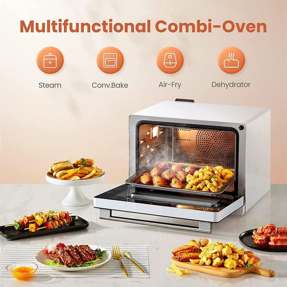 Fotile Chefcubii 4-in-1 Countertop Convection Steam Combi Oven with Air Fryer (HYZK26 E1) - Perfect for Baking, Roasting, Steaming & Air Frying in Small Kitchens