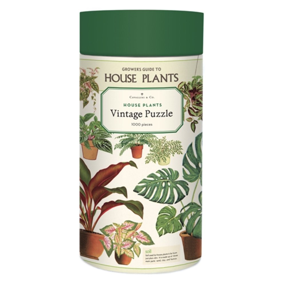1000 Piece House Plants Jigsaw Puzzle - Beautiful Indoor Plant Theme for Relaxation & Home Decor