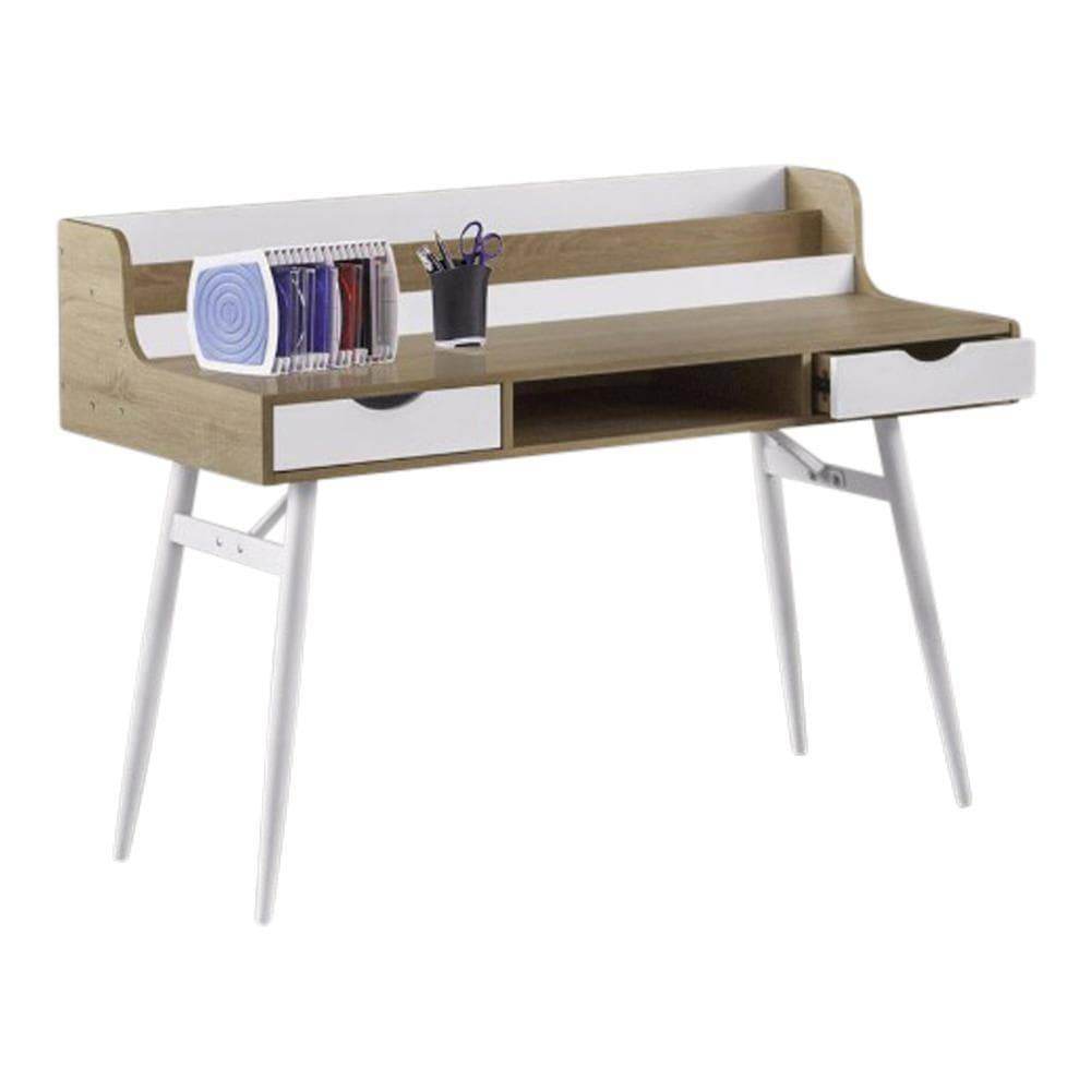 Fresno Study Table 120cm - Modern Wooden Desk for Home Office, Student Study & Workspace - Perfect for Small Spaces, Dorm Rooms & Bedrooms