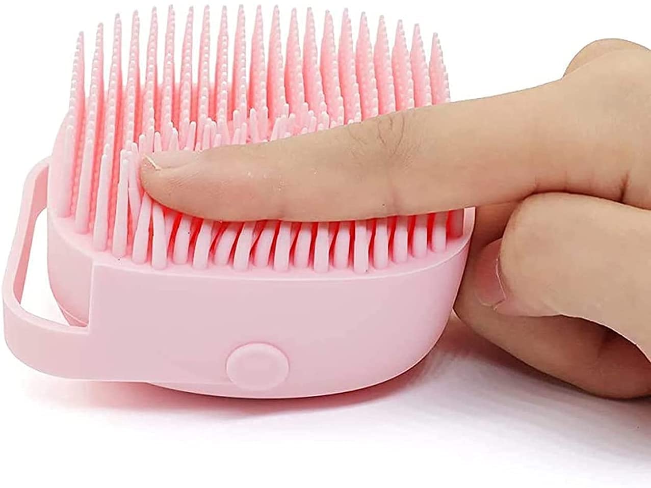 Alokrupswam Silicone Body Brush - Exfoliating Bath Scrubber with Soft Bristles for Smooth Skin | Easy to Lather & Eco-Friendly | Perfect for Shower, Spa & Dry Brushing (1PC, Multicolor)
